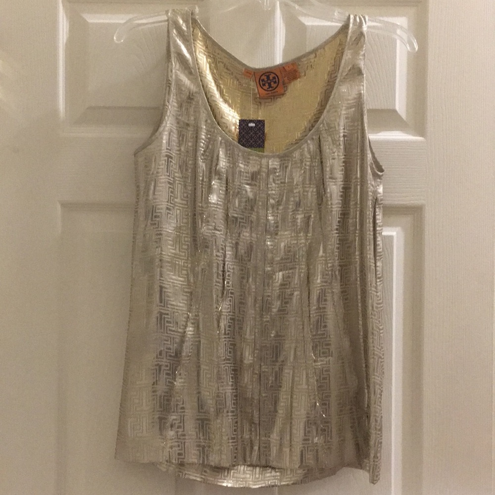Gold Tory Burch tank